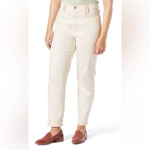 Levi’s Ivory High Rise Straight Leg Denim